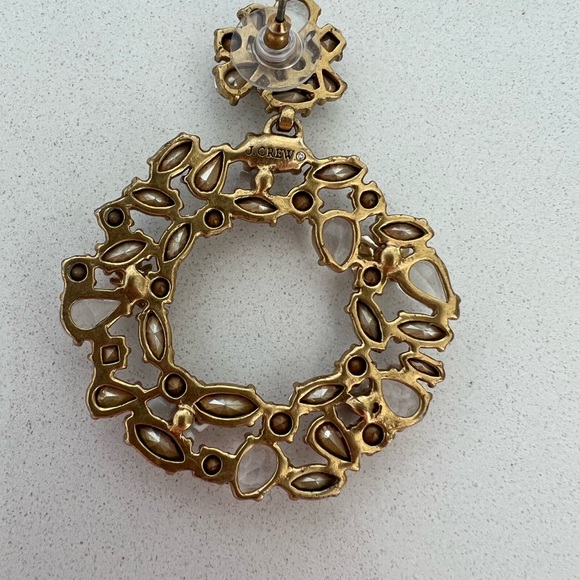 J. Crew Colorful floral hoop earrings - Picture 3 of 3